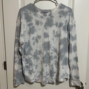 Tie Dye Waffle Style Sweatshirt